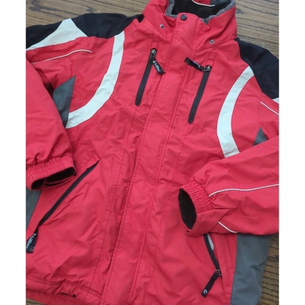 Killtec Red‎ Ski Snowboard Jacket 3000gm Lv 3 Wind/Waterproof Men's Sz M No Hood